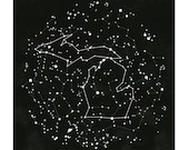 Michigan Constellation 11x14 Print