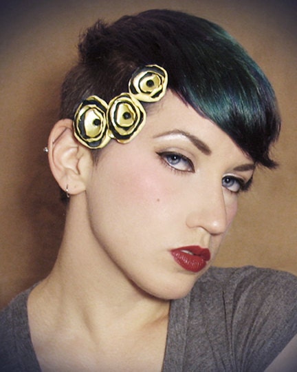 2 color mini hair flowers, you choose the colors