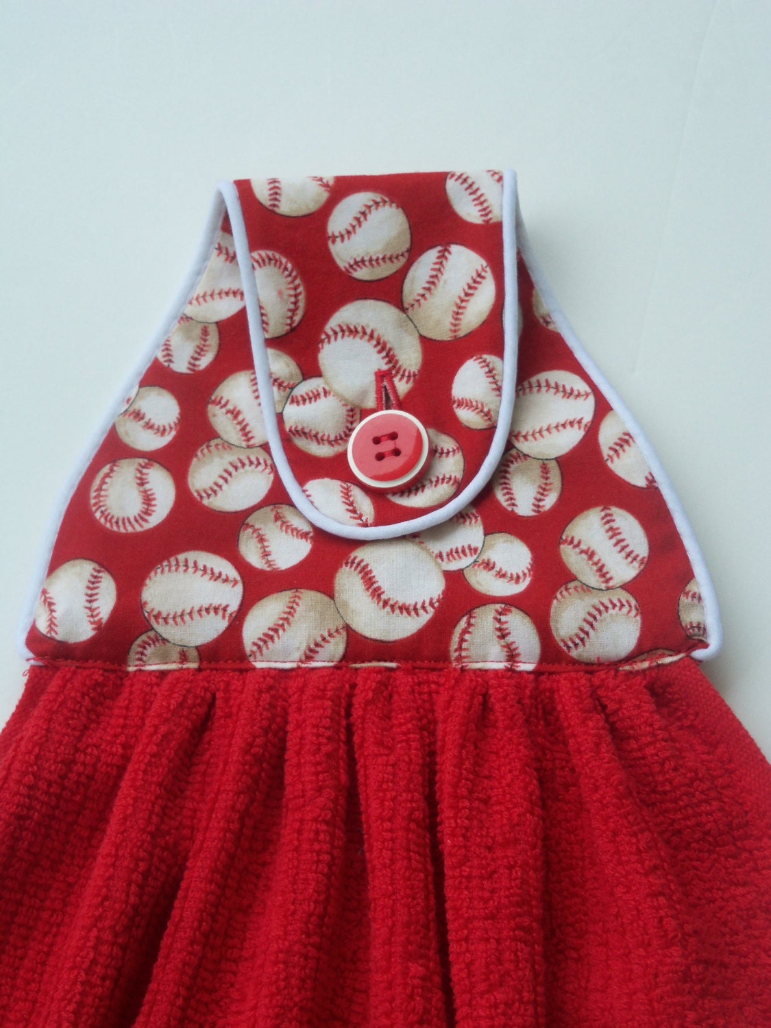 Baseball Hanging Kitchen Bar Hand Towel - HT311
