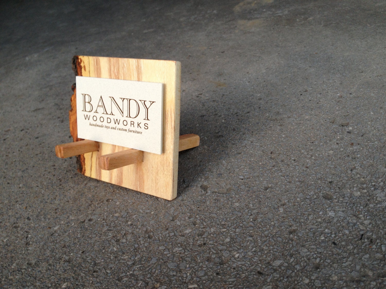 Chair-style business card holder by BANDY