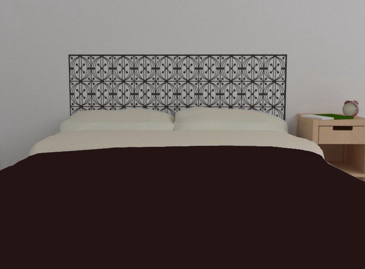 Louis Sullivan Inspired King Headboard decal  - Vinyl wall sticker decal