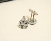 Steampunk Cuff Links - Mens Accessories - made with a steampunk button