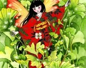 Fairy Art Print 8x1 Fantasy Faerie Print "Young Ginkgo"
