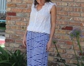 Knit Maxi Skirt sewing pattern for Women (sizes XS-XXL 0-24), maxi skirt, pdf pattern, women's sewing pattern, maxi skirts