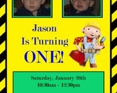 Bob the Builder Birthday Invitation