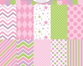 ballet papers digital printable - Ballet Girls Papers