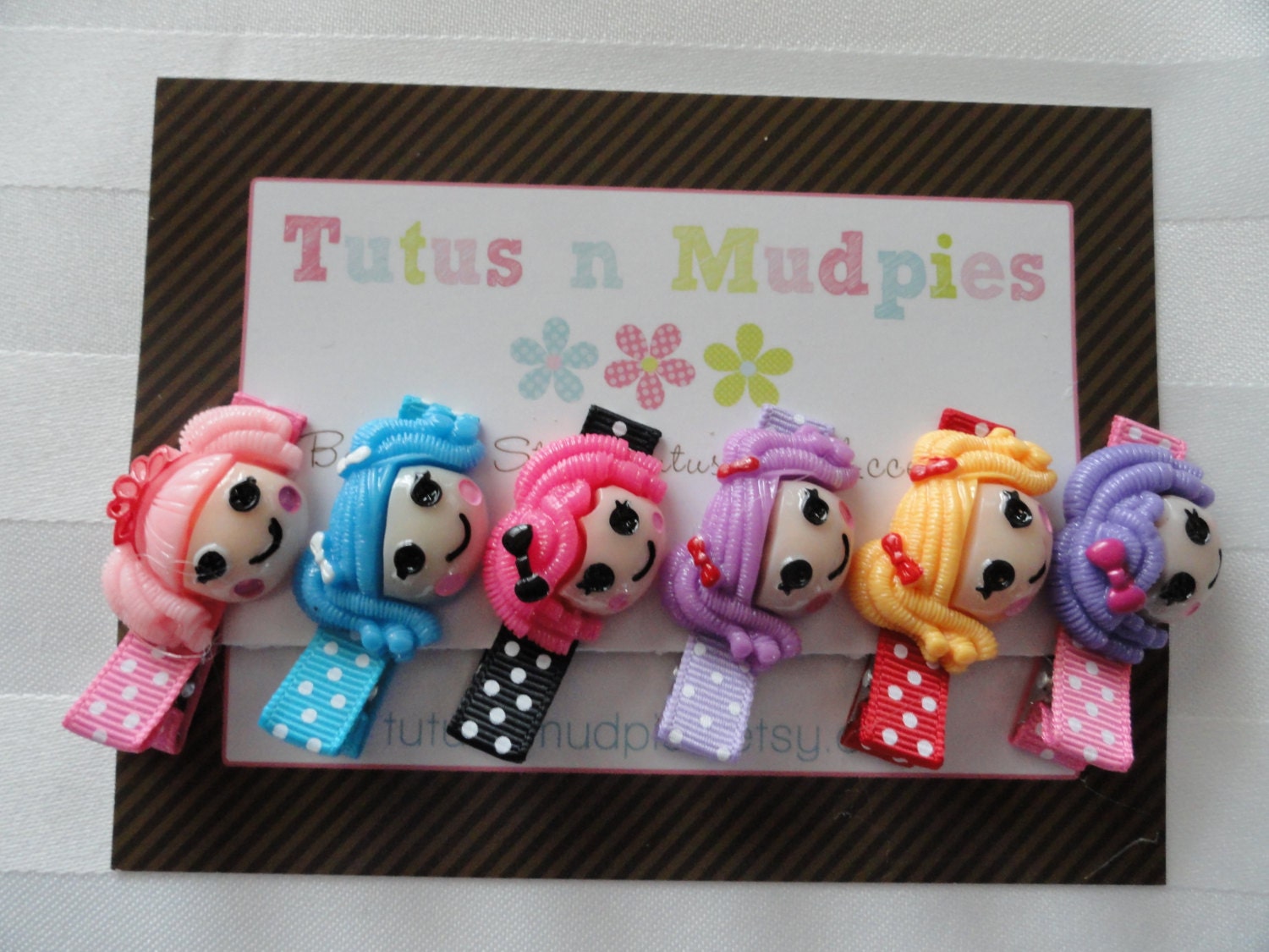 6 Lalaloopsy Hair Clip Set