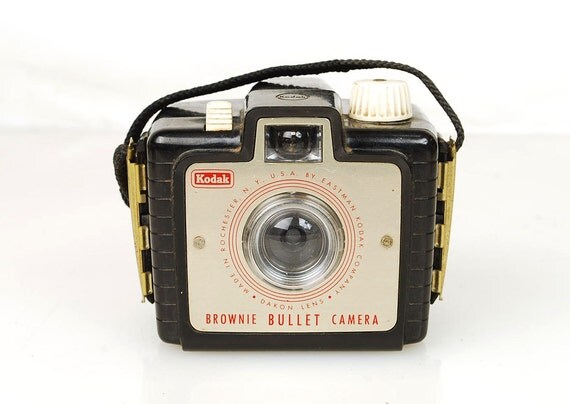Items similar to Vintage 1950s Kodak Brownie Bullet Camera on Etsy