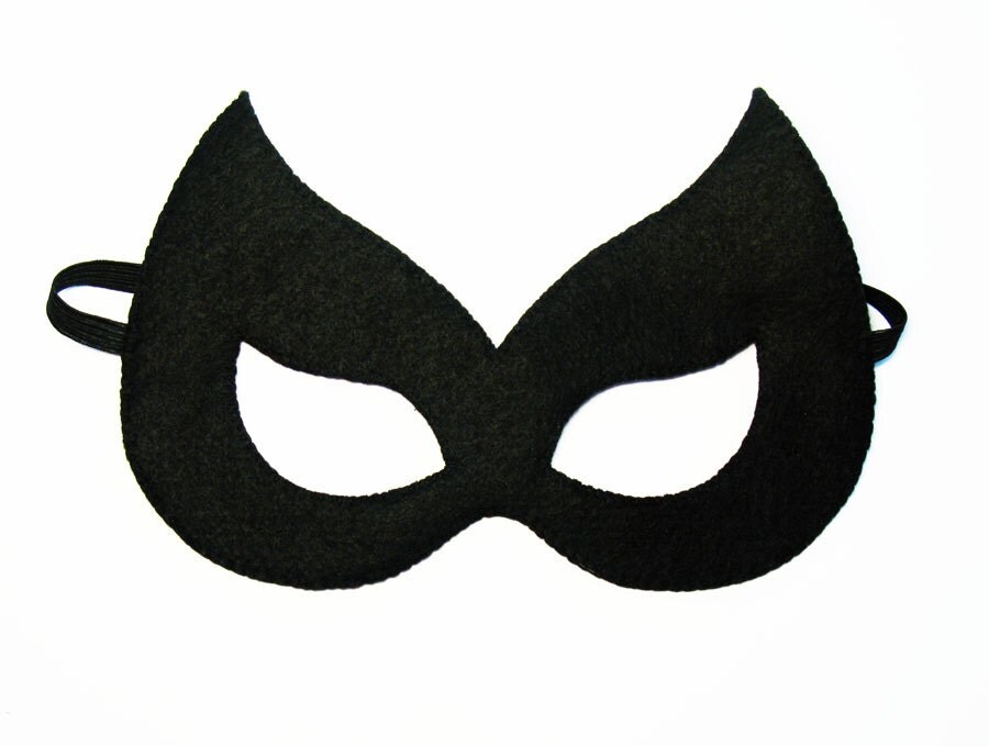 items similar to catwoman superhero felt mask black items similar to catwoman superhero felt mask black