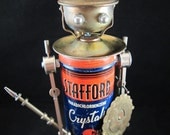 Stafford Bot - found object robot sculpture assemblage
