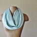 Mint Infinity Scarf - Lightweight Sweater Knit Circle Scarf - Pale Mint Green Scarf - Spring Summer Loop Scarf