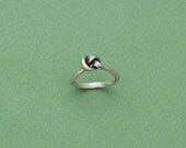 Silver knot ring