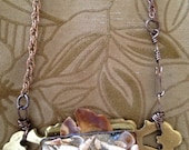 Brass and Shell Necklace