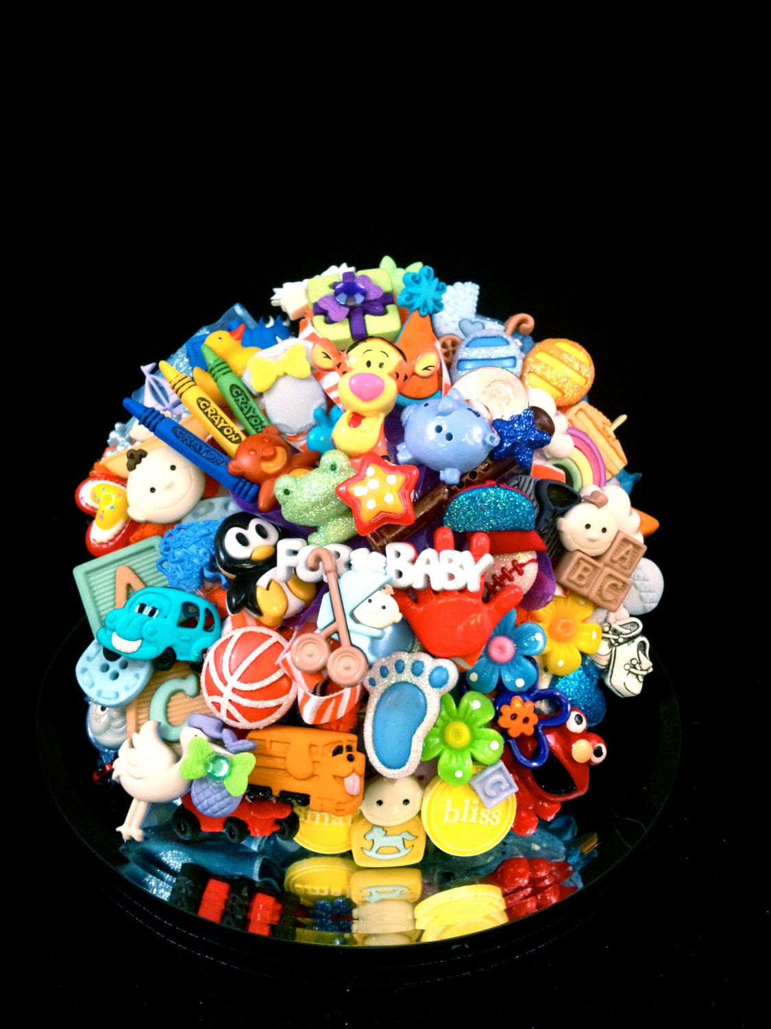 Magnetic New Mommy To Be Embellished Baby Boy Baby Shower Corsage