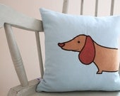 Sausage Dog Cushion Cover
