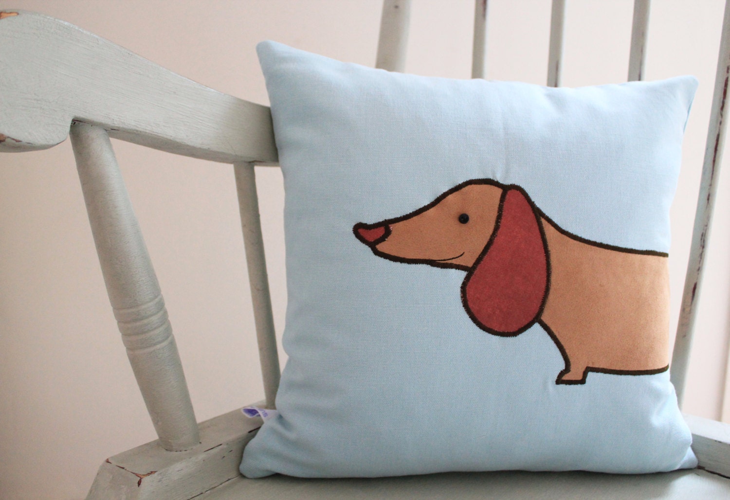 Sausage Dog Cushion Cover