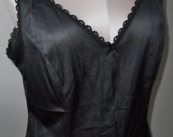 Vintage Camisole Black Cami size 38 adonna