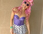 Lavender Bustier Corset 34A