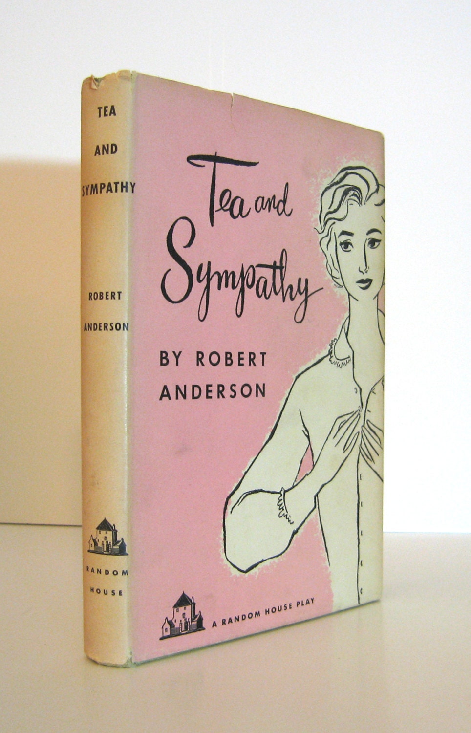 Tea and Sympathy a Play by Robert Anderson, Directed by Elia Kazan Starring Deborah Kerr Vintage Book Club Edition with Production Photos - ProfessorBooknoodle