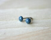 Tiny Studs - 1.5mm-4.5mm, Seven Sizes: Grey Blue
