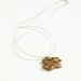 Juniper no 9. wooden pendant necklace. burl wood. nature jewelry. simple choker. handmade handcrafted jewelry for women