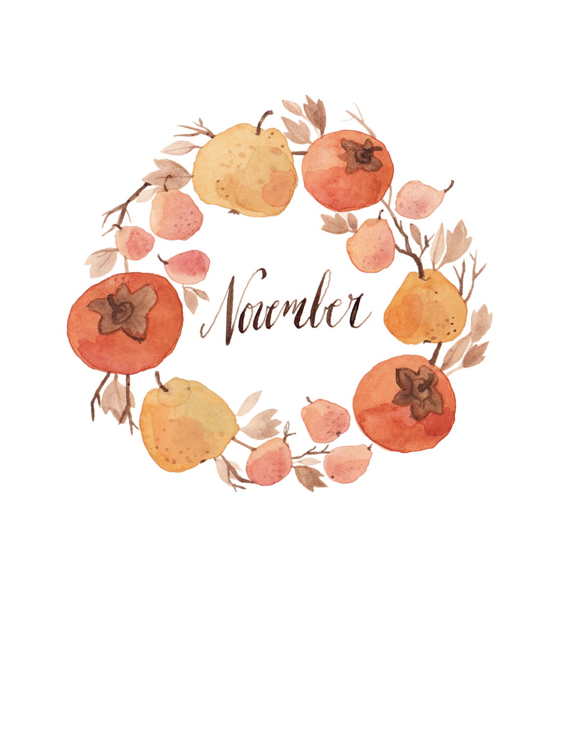 November Wreath 8.5x11
