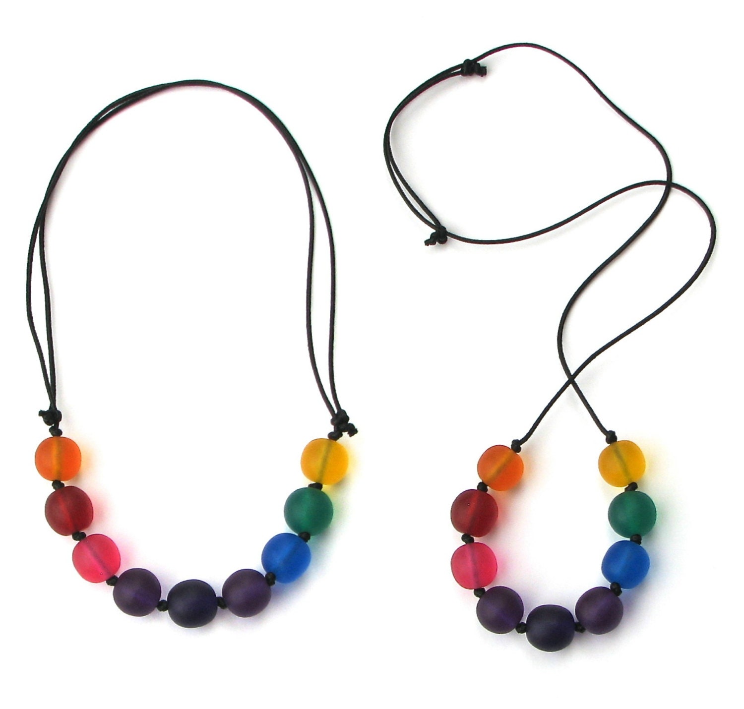 Rainbow Nursing Necklace  - Breastfeeding Jewelry in Non Toxic Resin