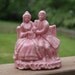 Vintage King and Queen Pink Music Mandolin Vase Planter