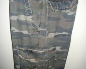 Vintage Men's Camouflage Pants by Faded glory 34" Waist Cargo Style pants Only 12 USD
