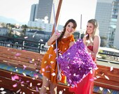 Plum Octahedron "Crystal Confetti" Pinata