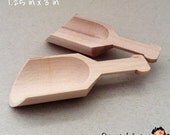 3 MINI Wood Scoops - Candy Buffet Scoops - Perfect for Sprinkles - 3 in - VERY SMALL Il_170x135
