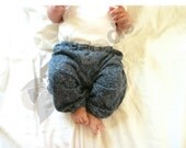 Hemp and Organic "No Sweat" Pants for Babies, in Blue or Red