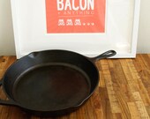 8x10 Bacon Kitchen Art Print with Handlettering