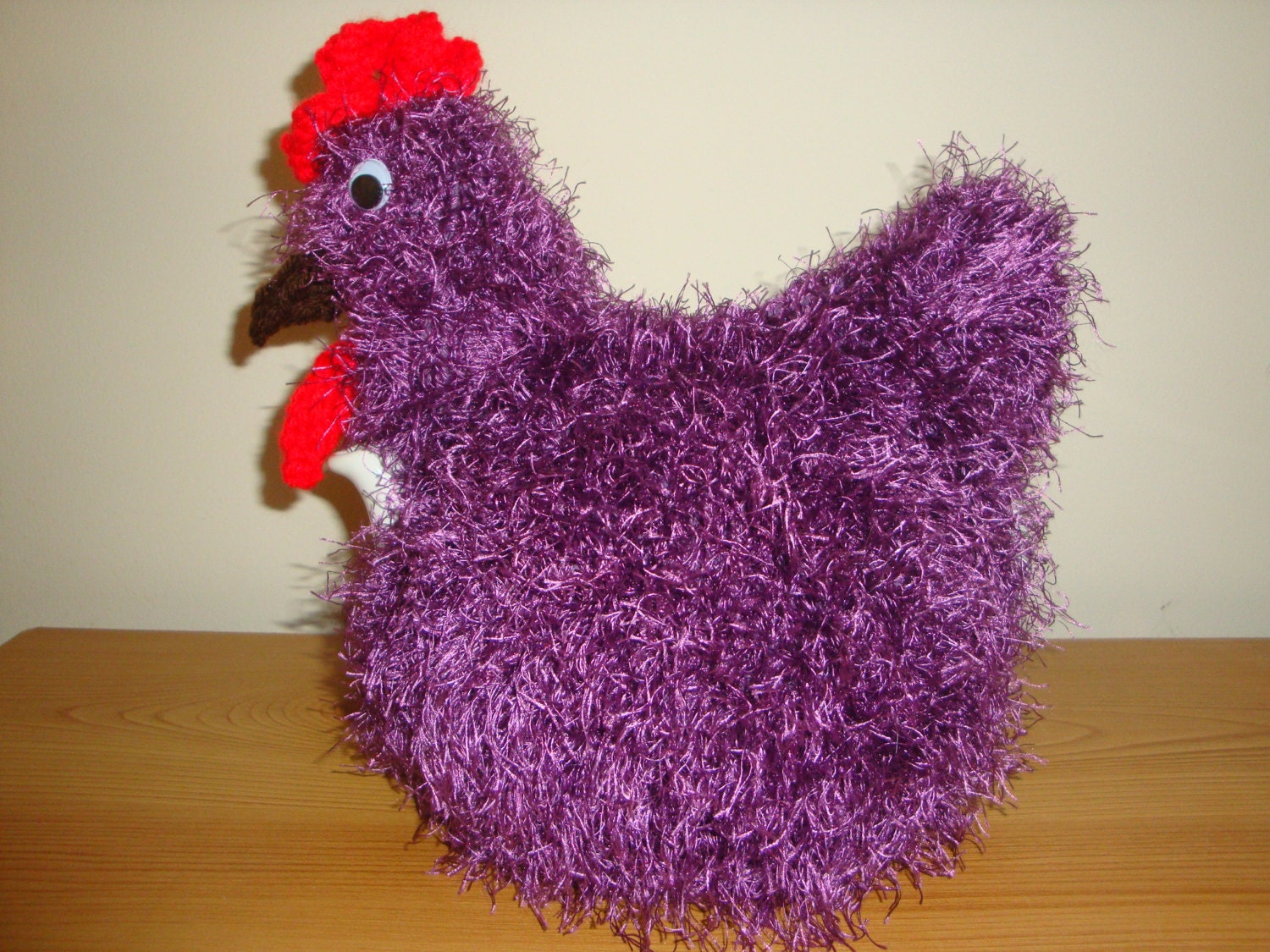 Hand Knitted Tea Cosy - cute Chicken Hen design