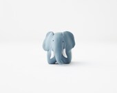 polymer clay elephant african elephant totem polymer clay animal figurine tiny totem