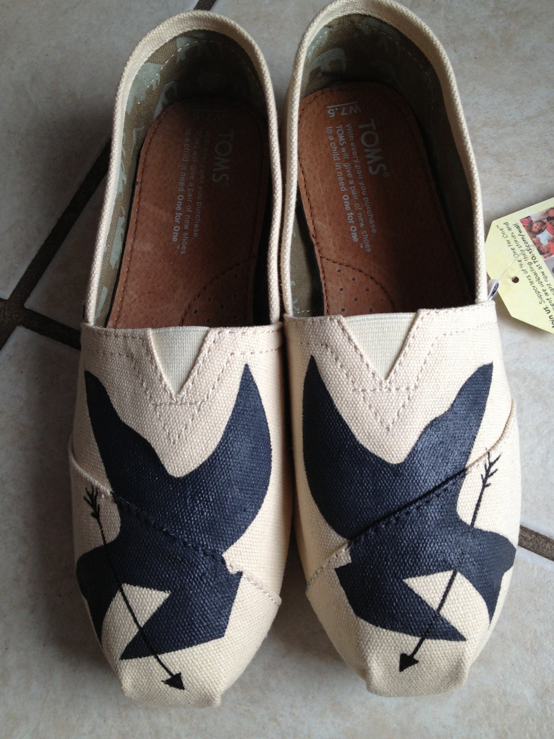 Mockingjay Painted TOMS