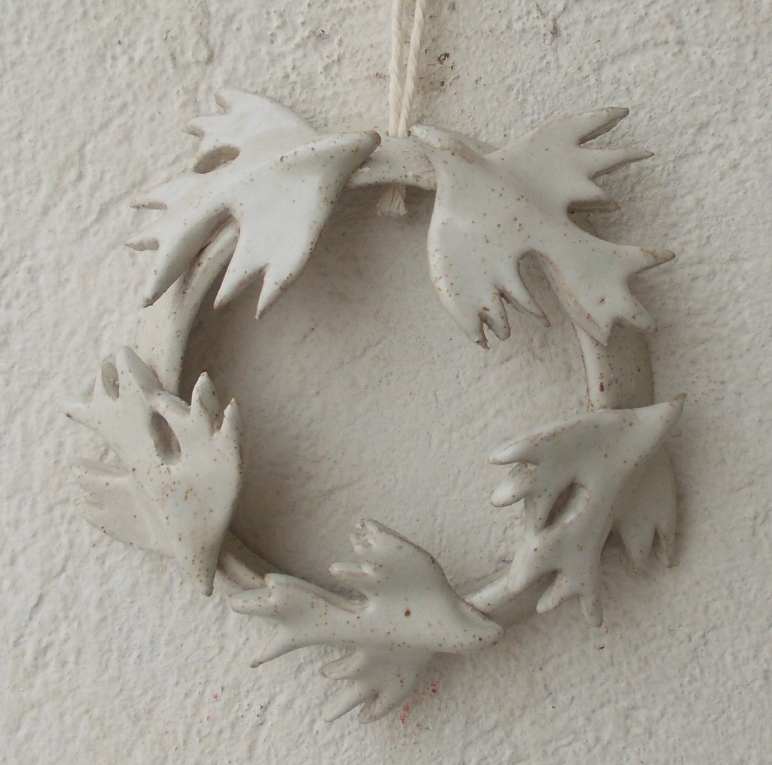 Circle of love.love and life ., Indoor Wreath .  Wedding decoration.Wedding Favor. Love birds . White bird flock.