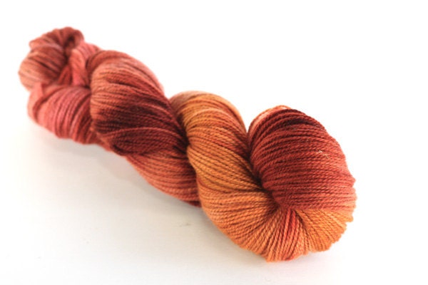 Kainuu Grey Finnsheep wool yarn Tanhu, 120 g, colorway Cinnamon