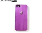 Purple iPhone 5 Case Skull Spike