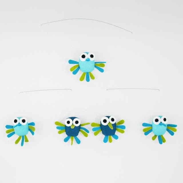 Mobile Hummingbirds - Blue - Free tracking shipping - Ready to ship
