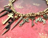 Golden Regal Death Metal Princess Necklace