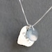 Sea Glass & Custom Tag with Name or Initials - Neckalce