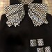 Black and White Chevron Shoe Clips