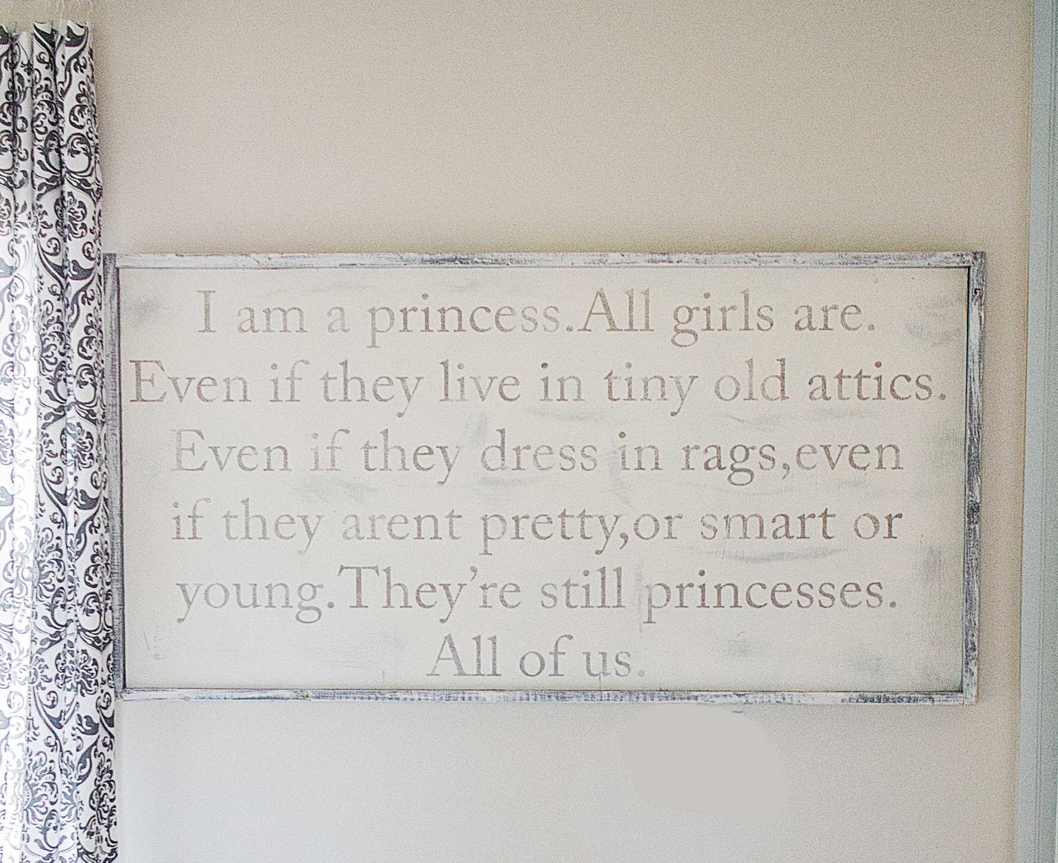 Hand Painted Sign - Princess