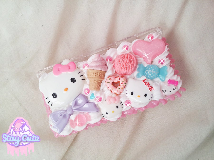 CUSTOM MADE - Nintendo 3DS/3DS XL kawaii decoden case