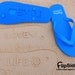 Custom Sand Imprint Flip Flops. Personalize With Your Design. No Minimum Order Quantity