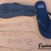 Custom Sand Imprint Flip Flops. Personalize With Your Design. No Minimum Order Quantity