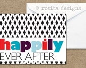 happily ever after love wedding valentine anniversary card