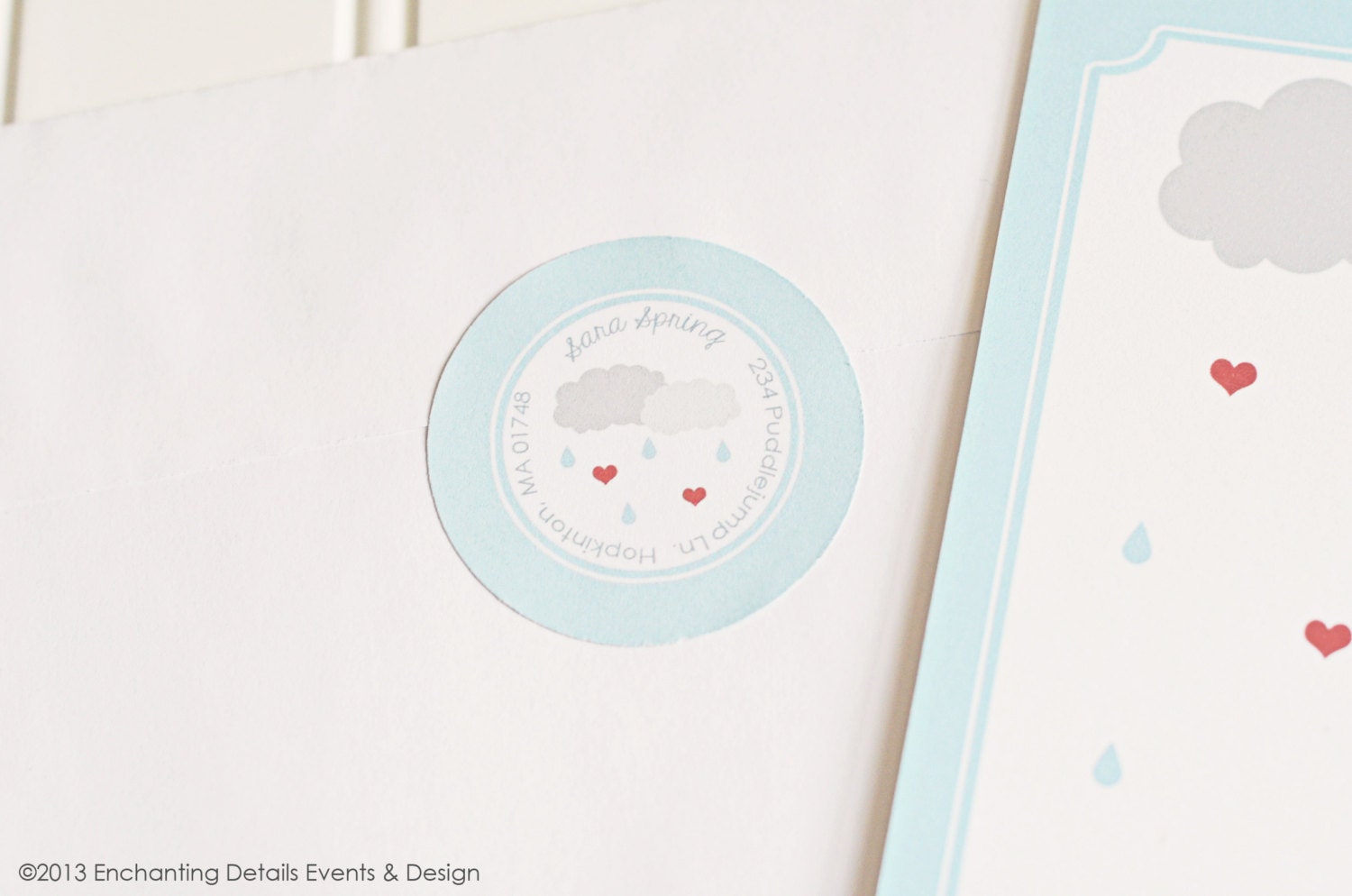 SPRINKLE Printable Address Labels Baby Shower Il_570xn