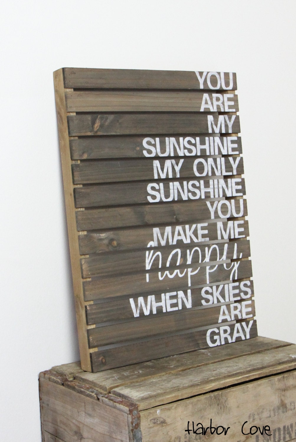 You Are My Sunshine- Rustic Gray Pallet Wood Sign